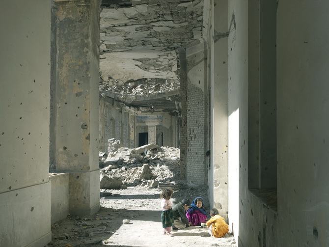 Inside the Ruin of Darulaman Palace, Kabul November 2010