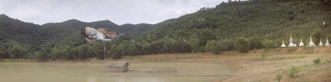 Reclyning Buddha in Moudon