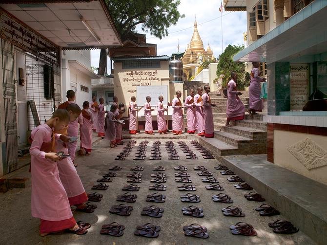 Nunnery in Mandalay, 2014