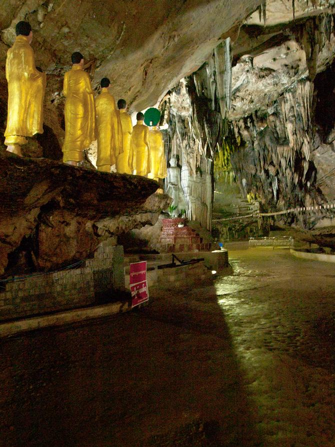 In the Hten San Cave (alias Hathi Pala Dhamma), 2014