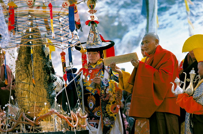 Situ Rinpoche at Choglamsar (1976)