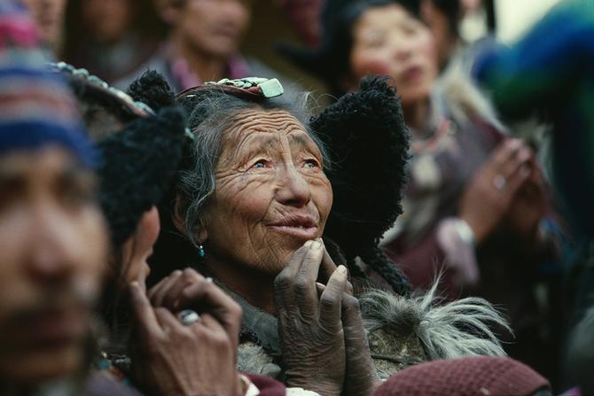 At Tiksey Gompa, 1979