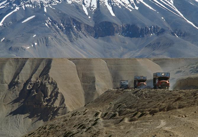 Manali-Leh road, 1989