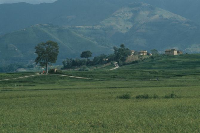 Kathmandu Valley opposite of Thimi, 1983