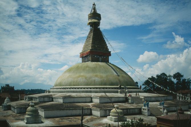 Great Stupa at Bodhnath, 1983