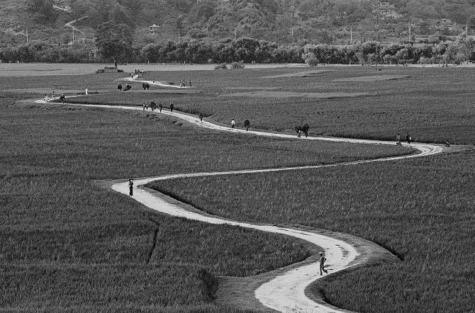 Katmandu Valley opposite Thimi, 1980