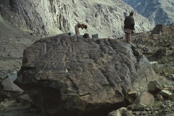Photographic Documentation of the Petroglyphes in the Area of Chilas, 1981