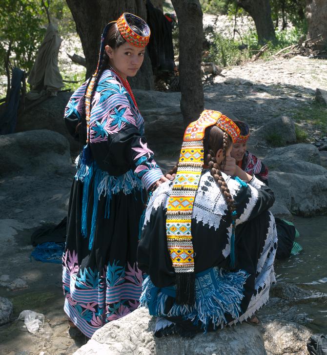 Kalash ladies, 2011