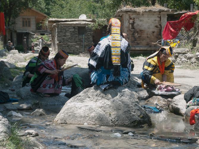Kalash ladies, 2011
