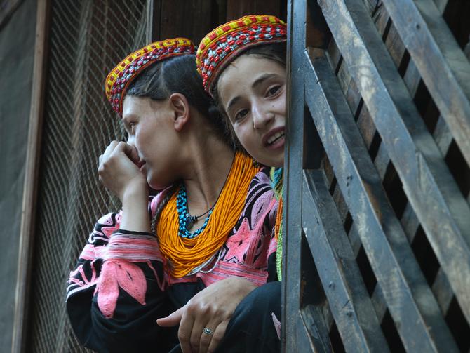 Kalash ladies, 2011