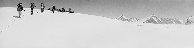 On the Top of Bilafond Glacier (5450 m), 1978